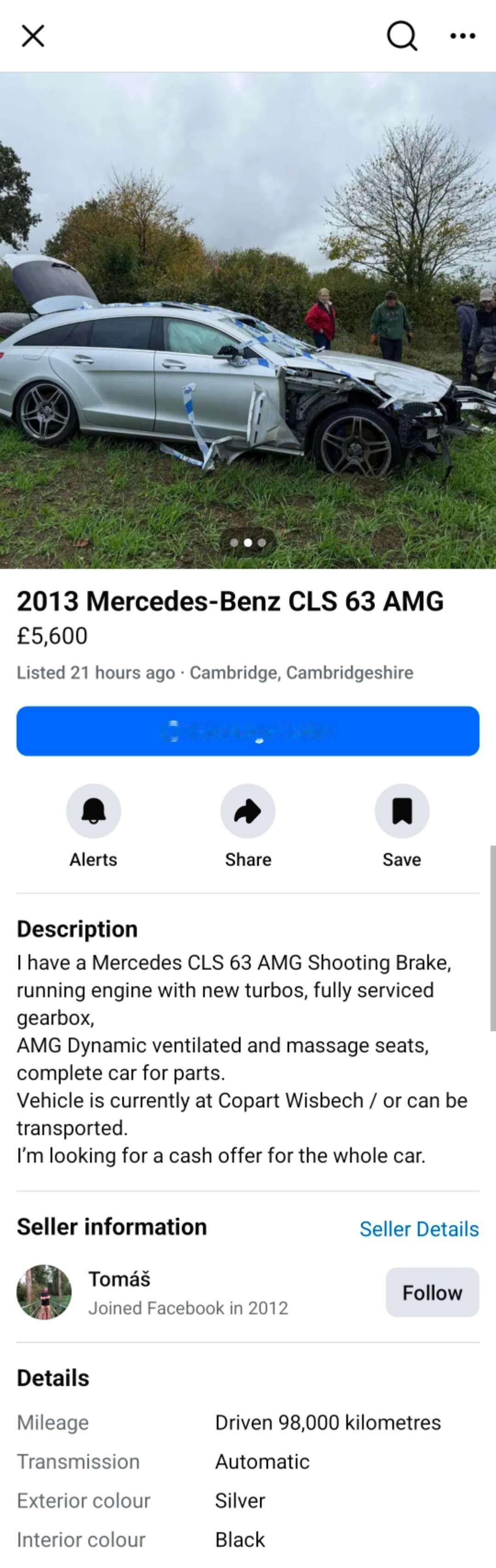 发现了一辆配件车 但能用的配件不多 