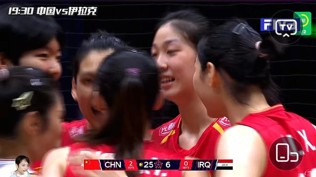 中国女排三比零完胜伊拉克女排，比赛过程太轻松了[偷笑]祝贺中国女排亚锦赛首秀成功