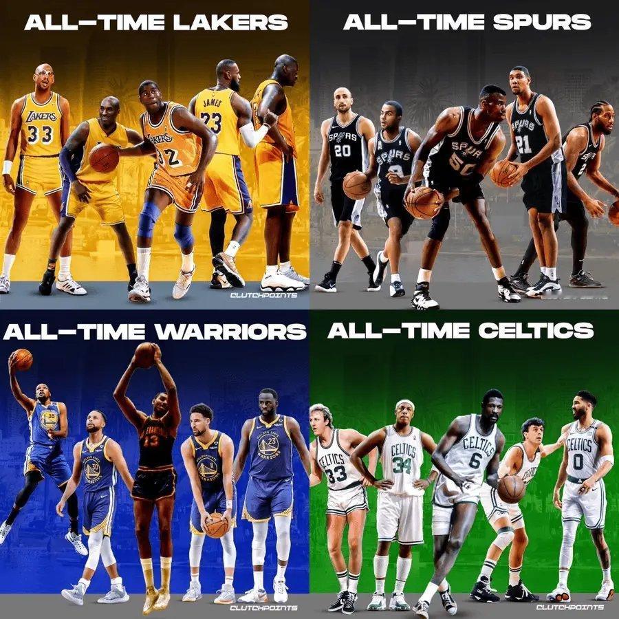 美媒：湖、刺、勇、凯队史最强首发，谁拥有史上最伟大阵容？[加油][加油][加油]