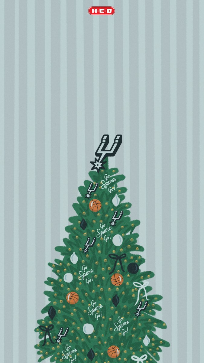 两张圣诞主题的壁纸🎄超话创作官 ｜篮球年末狂欢季 ｜马刺