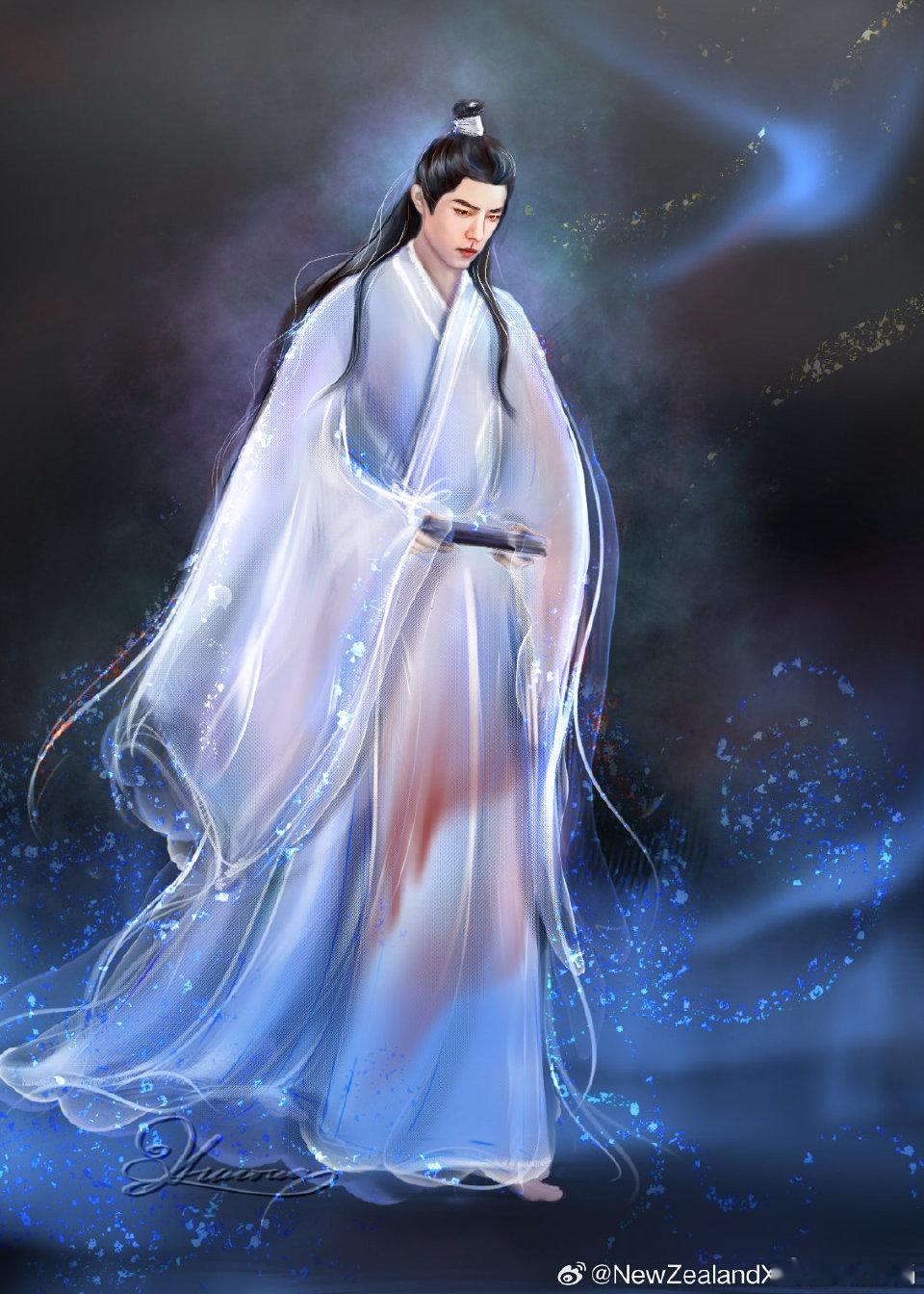 肖战时影感恩相遇肖战玉骨遥白衣拿笛氛围感🍭  🎀  𝓛𝓸𝓿𝓮  𝓧