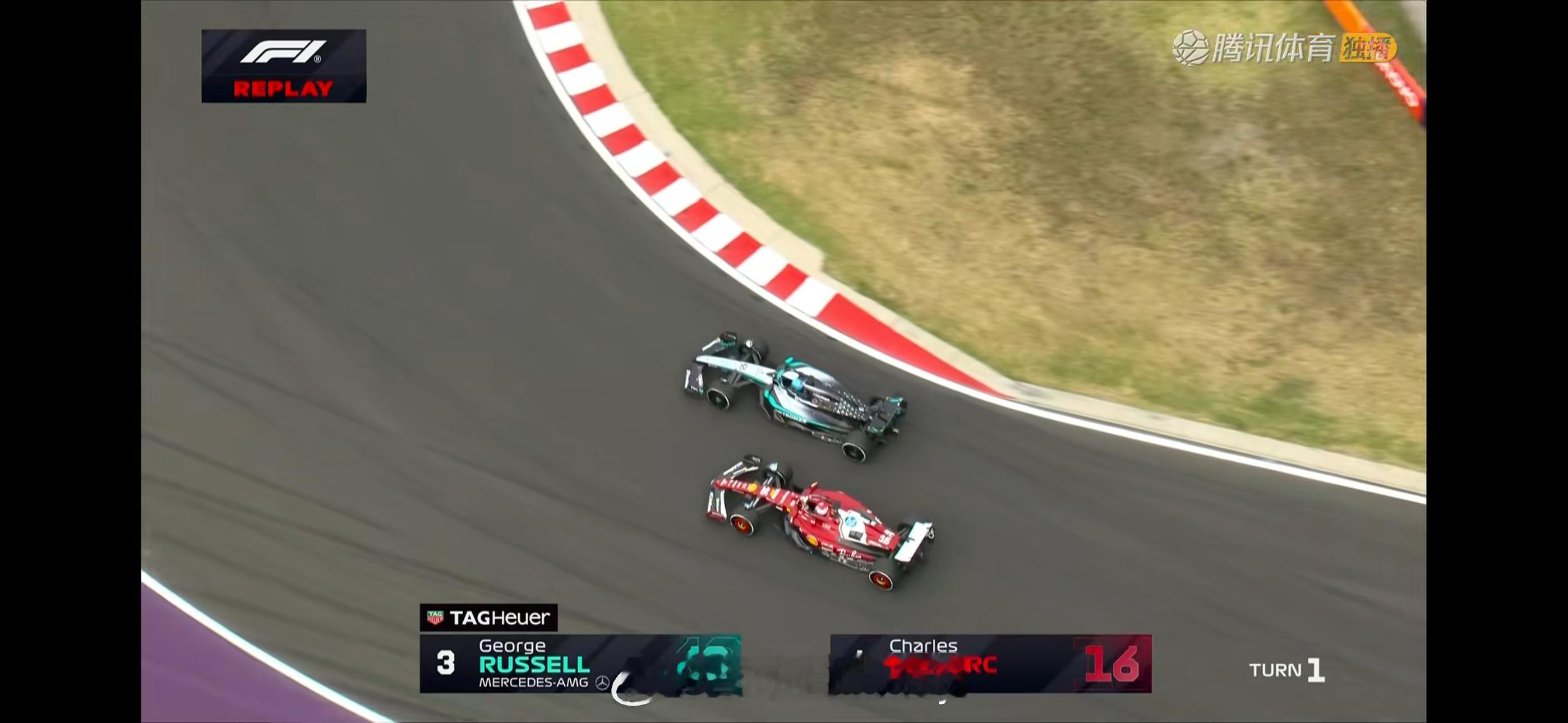 2025F1匈牙利大奖赛 这一站勒克莱尔和拉塞尔真的精彩，虽然刹车变现该受罚，但