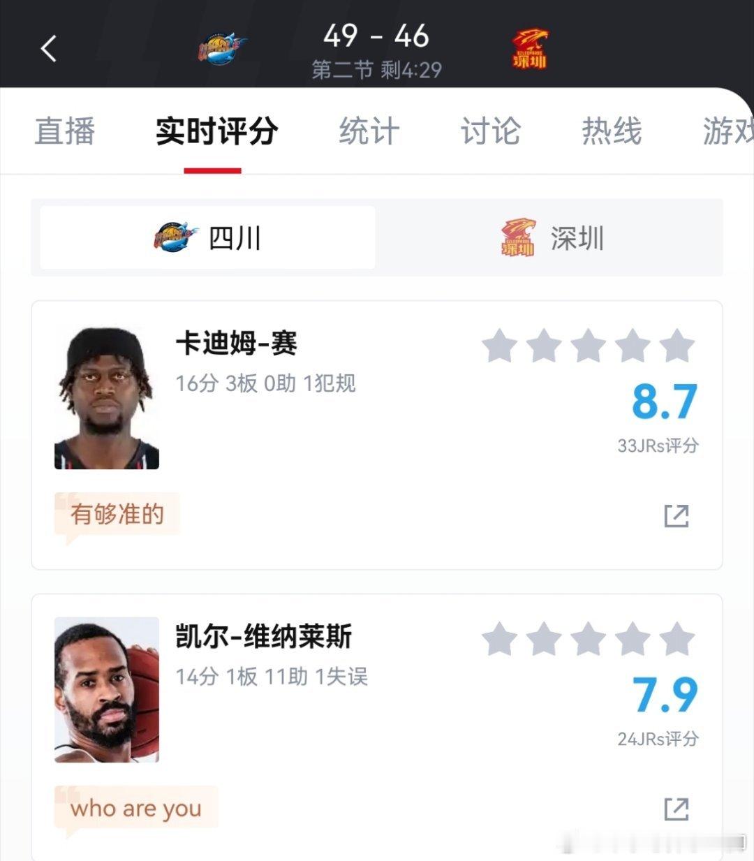 四川在哪里找了俩这么猛的外援啊？😦 