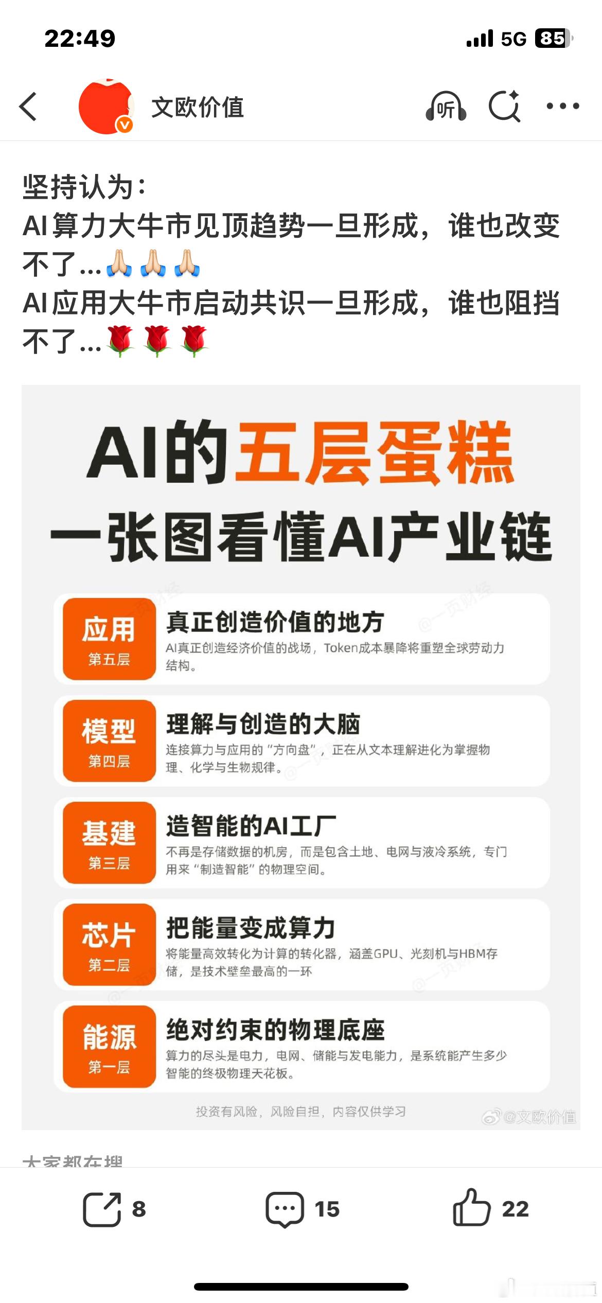 今晚的美股，依旧是AI应用大涨，算力半导体大跌，大多数时候趋势一旦形成，谁也改变