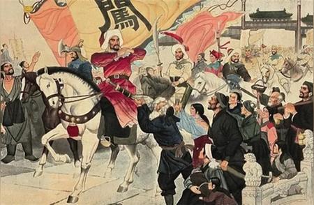 
李自成的才能在中国历史上是什么水准？

有个纪录片叫《公元1644》，里面李治