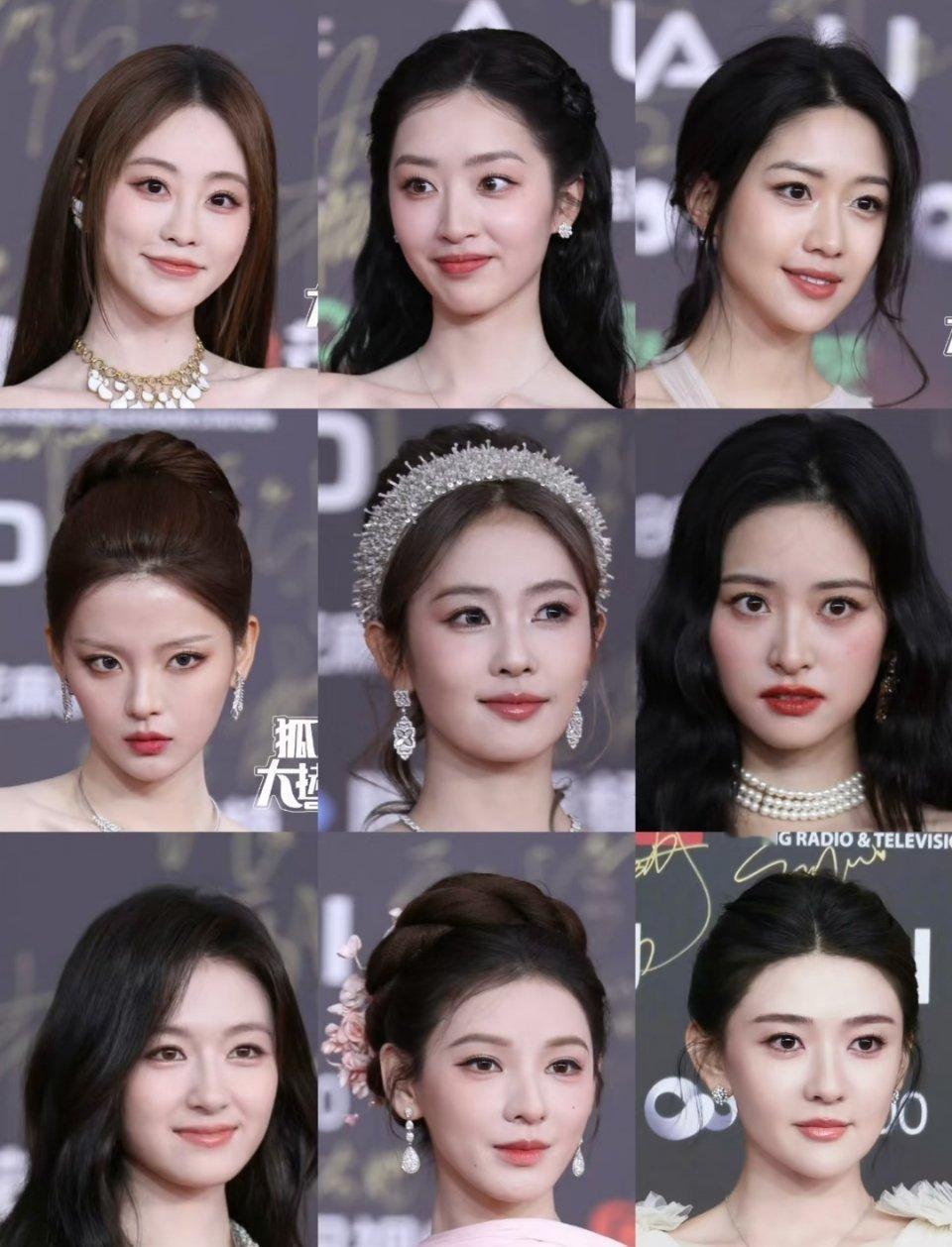 女明星微博视界大会怼脸生图来了祝绪丹，邓恩熙，杨超越，白鹿，沈月，李兰迪，张予曦