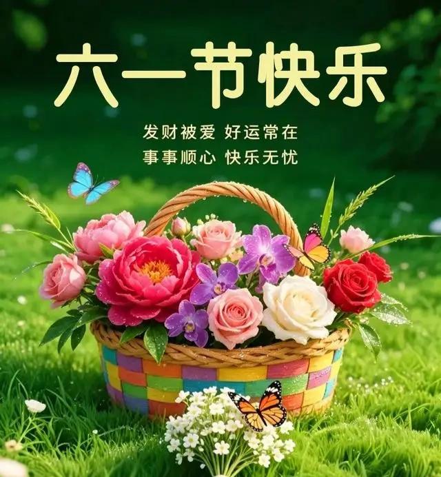 《六一儿童节快乐》
翻开日历进六一，六月一号星期一，
新的一天新月份，大家共享这