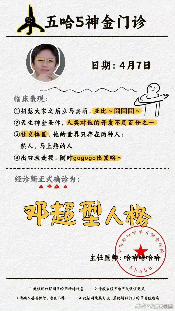 邓超已经成了形容词 好家伙，邓超的梗层出不穷。在《五哈》确认的“邓超型人格”，就