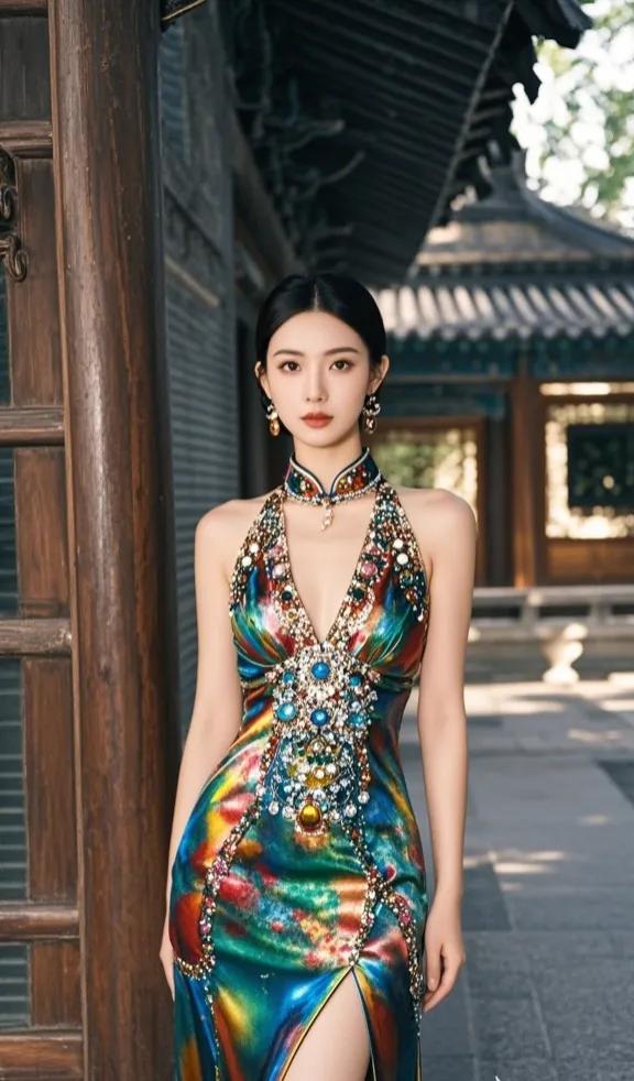 时尚美裙，演绎你的优雅。#时尚美照推荐# #超美艺术写真# #美人🍈# #美女