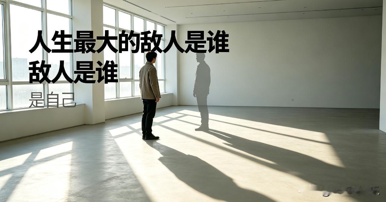 很多人总以为，人生最大的敌人是对手，是小人，是生活里处处刁难你的人。可兜兜转转走