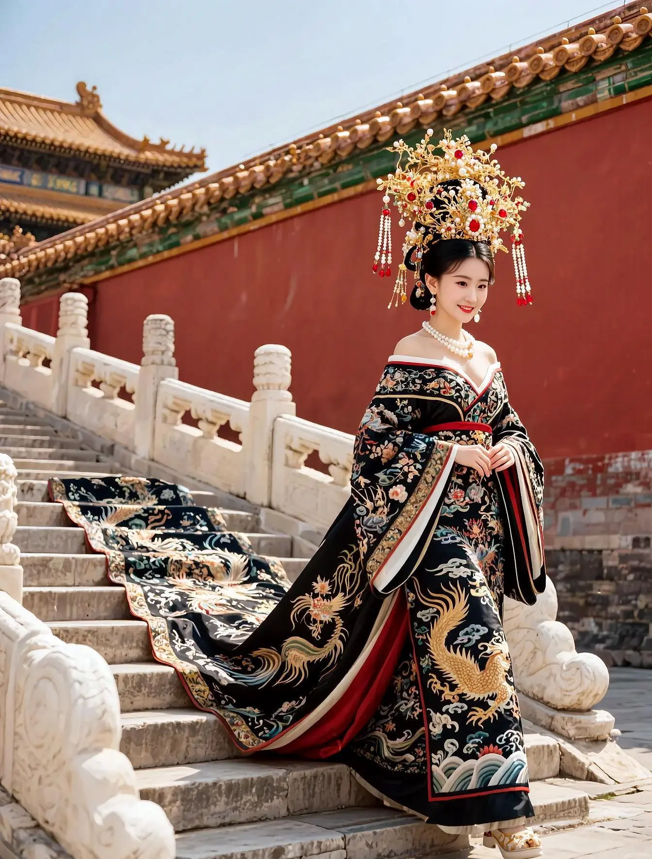 AI故宫皇后写真 随变ai随便玩
