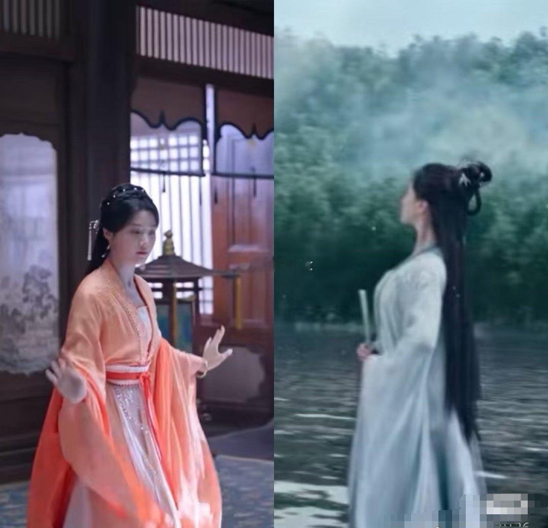 有人说腾讯和爱奇艺的在播剧女主仪态走两个极端，能中和一下就好了[思考] ​​​