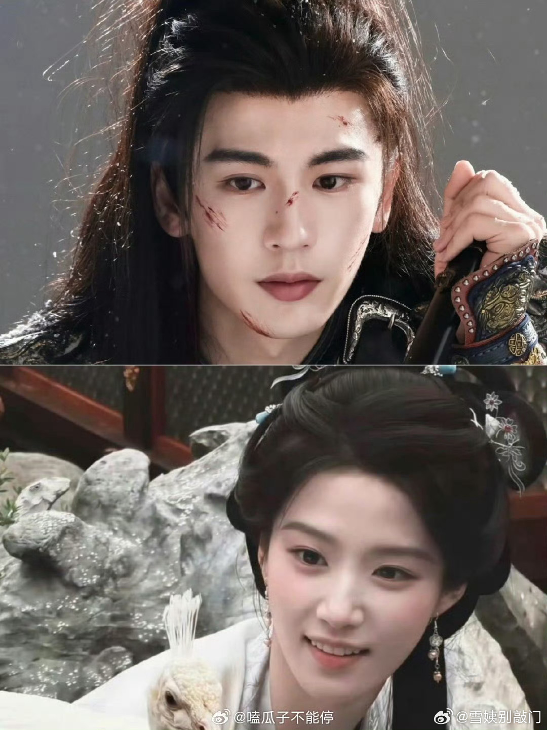 有瓜主说《刺棠》已经过完合同了，张凌赫、卢昱晓主演 