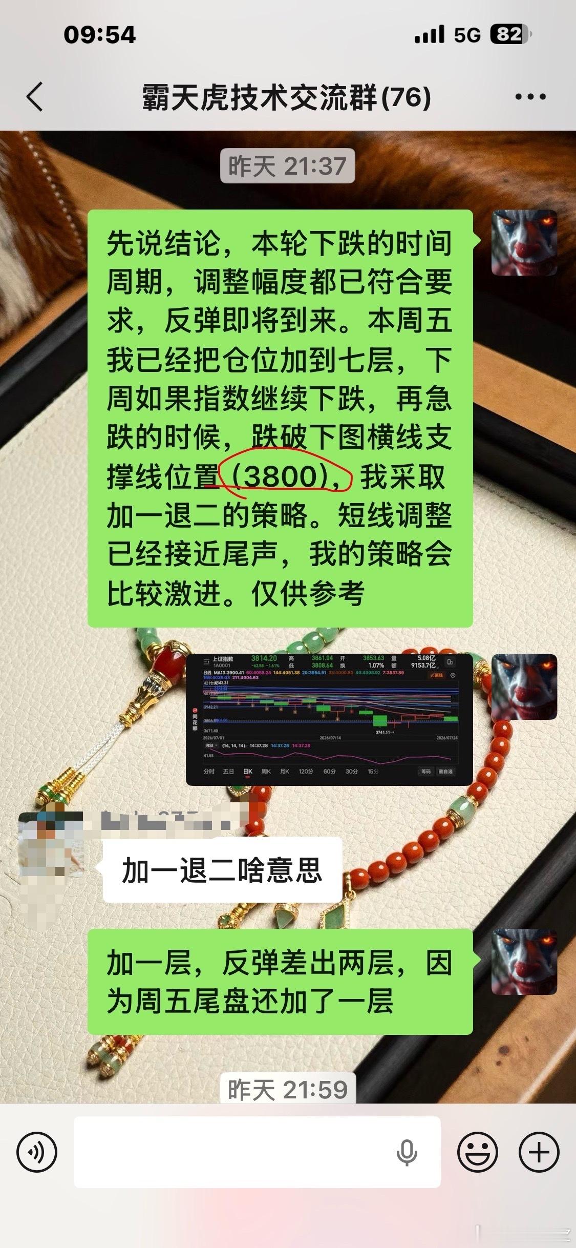 周末写的交易计划，明确告诉大家调整已经接近尾声，我的交易策略转变为激进。今天低吸
