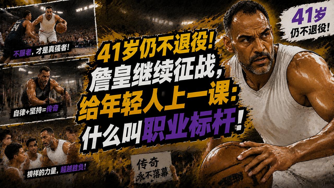 41岁仍不退役！詹姆斯将继续征战NBA，用行动给年轻人上了一课：什么叫职业标杆，