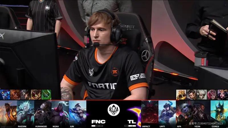 #GEN对战TES##FNC对战TL#TL 3-1 FNC：枪炮扫射半神护佑，T
