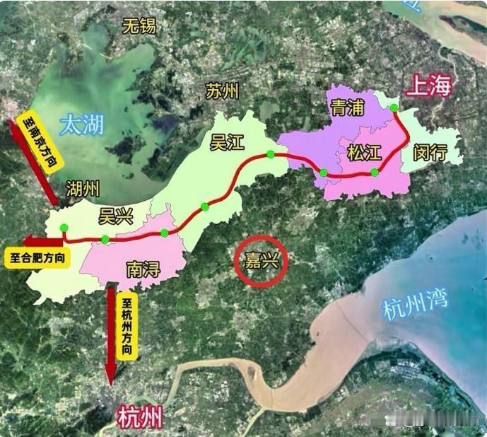 沪苏湖高铁⁠￼￼虽然没有经过￼嘉兴⁠￼￼，但嘉兴实际上是这条线路隐藏的王者。网上