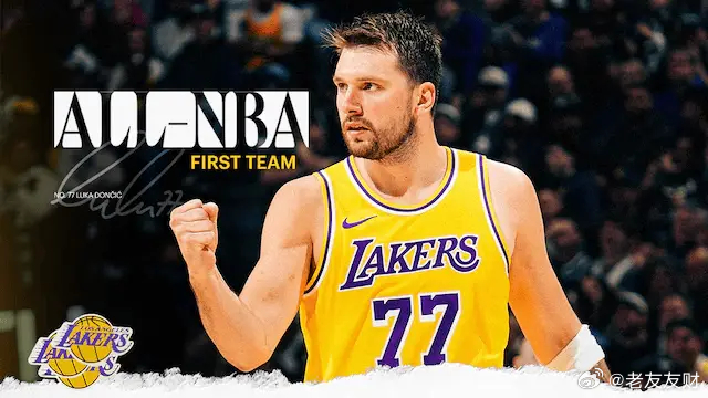 篮球  湖媒：东契奇是NBA历史第22位6次入选最佳阵容一阵的球员05月25日讯