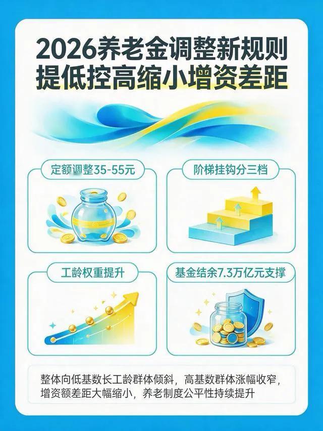 养老金2800涨114.5元，8500涨不到160，为何差距在缩小？

同样参加