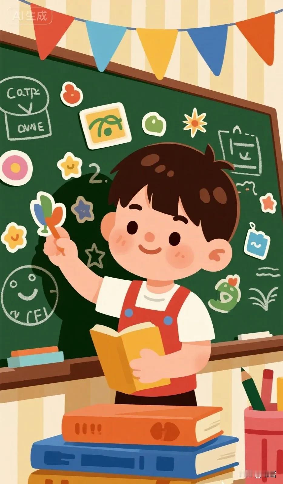 昨晚大宝给我讲了他的贴纸小烦恼。
老师发了四个贴纸，
让他在课程文化节上贴给喜欢