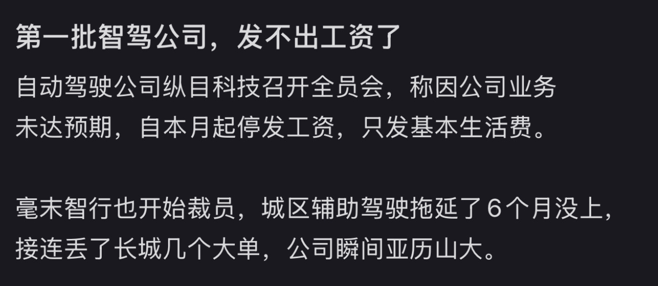 自动驾驶解决方案供应商再不上市怕是快熬不住了，上去了的，股价表现平平，但好歹活下