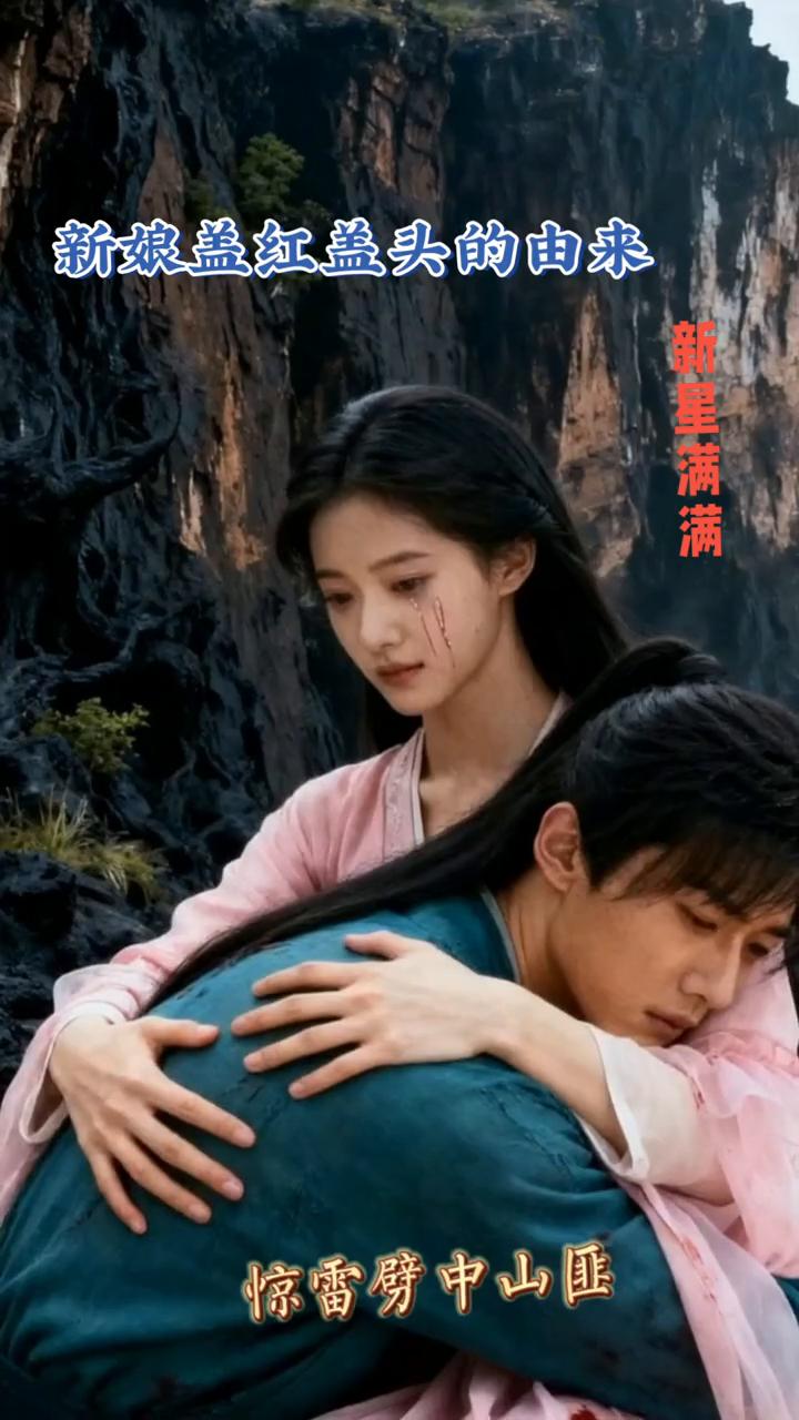 新娘盖红盖头的由来。
古时江南青溪镇，苏员外家有位盲女苏婉娘，弹得一手好琴。穷书