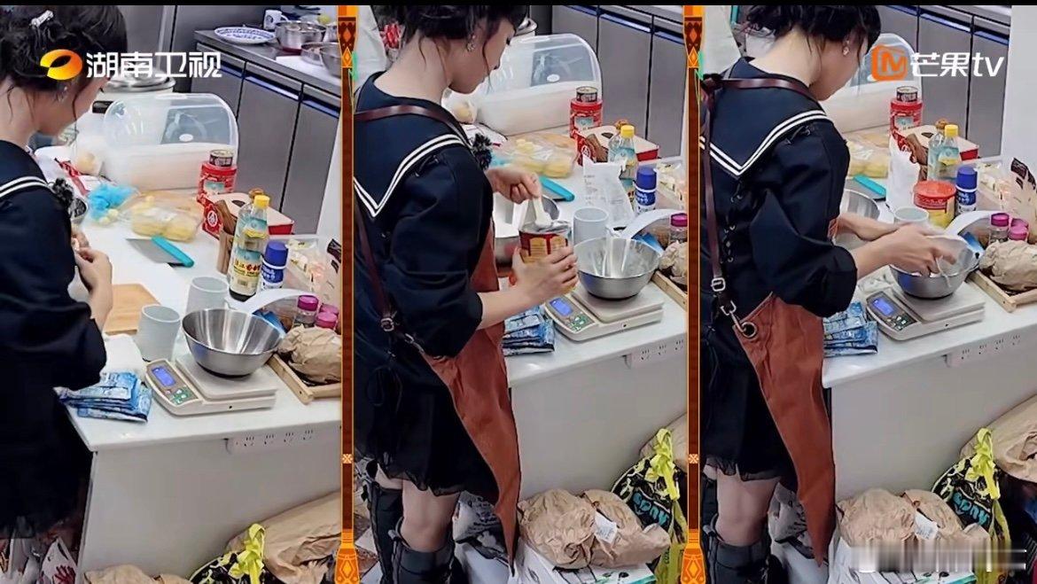 沈月差点给驴打滚洗澡中餐厅名场面 沈月严格按配方做好驴打滚面团，没想到上锅蒸时手