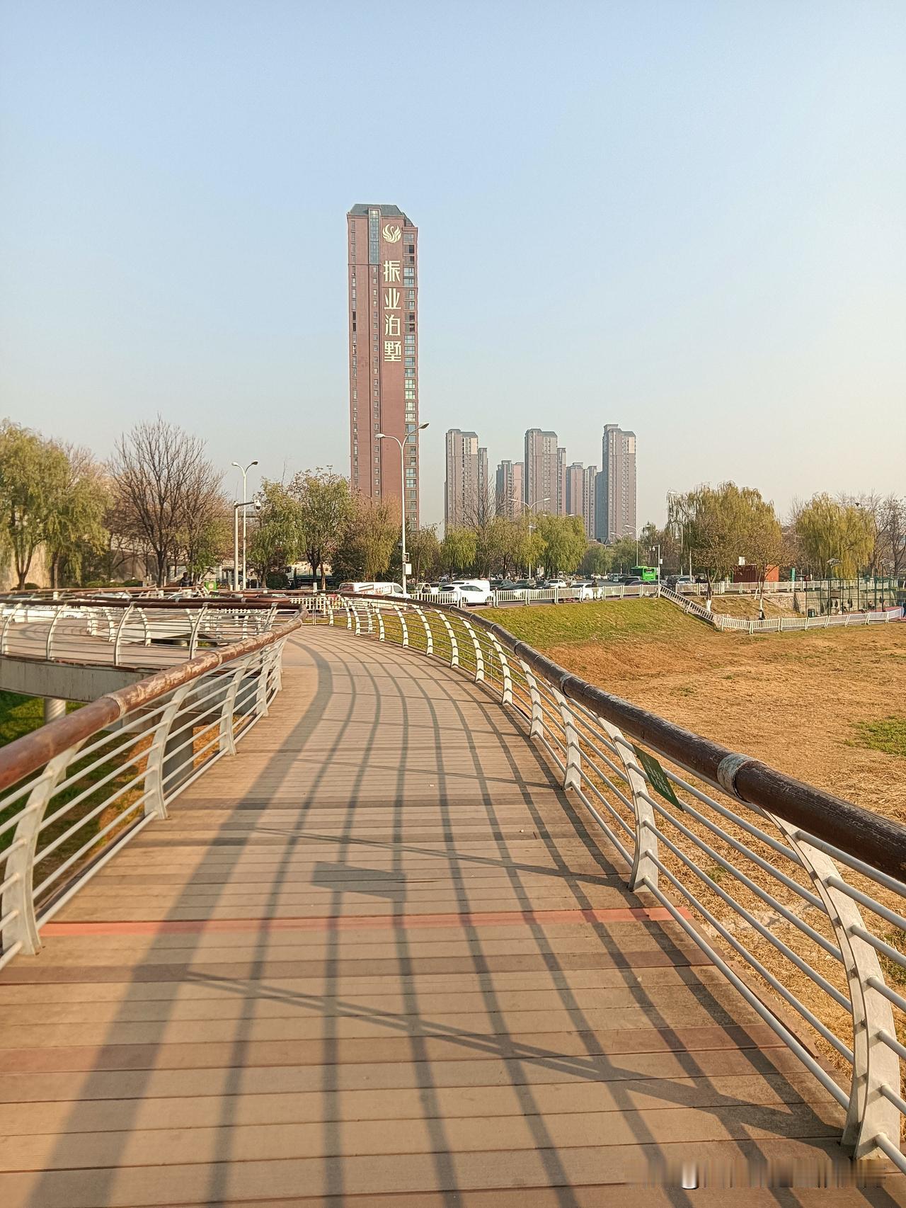 从保税区坐地铁回家途中路过桃花潭公园，下午3点多的光景看天色尚早就下车去公园里遛