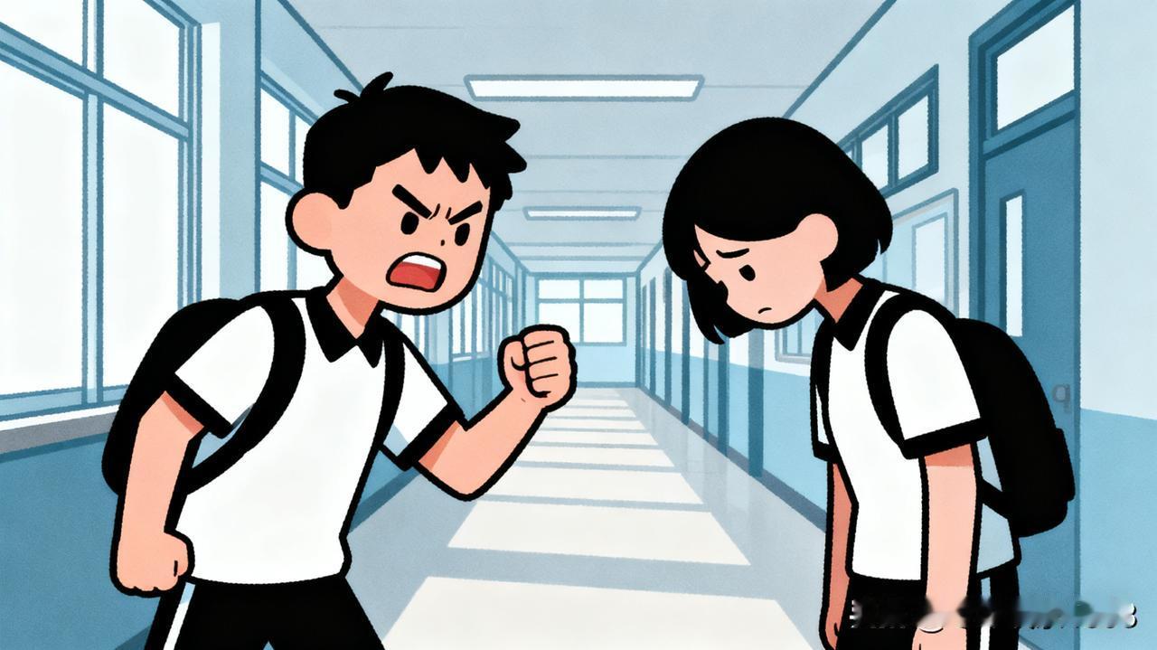 校园本应是充满阳光与友爱的地方，然而最近一起校园冲突事件却让人痛心。一名男生被女