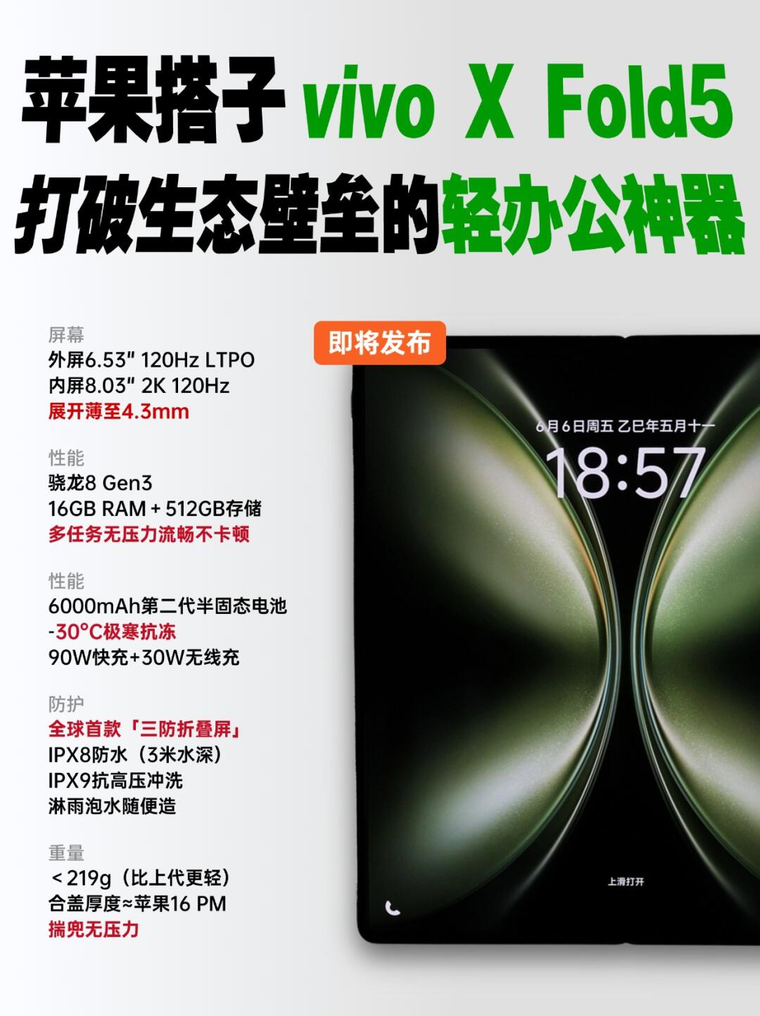 vivo X Fold5把苹果全家桶玩明白了