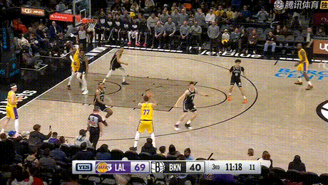 未来的首发阵容？里夫斯下半场顶替拉拉维亚首发登场湖人vs篮网