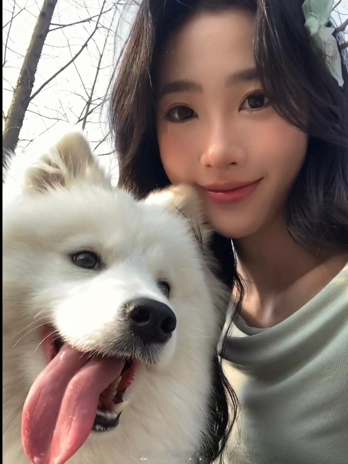 傻白甜🐶汁啊～8个月26斤 医生跟我说他大概是狗中矮个子 小体萨摩耶笑🐭 ～