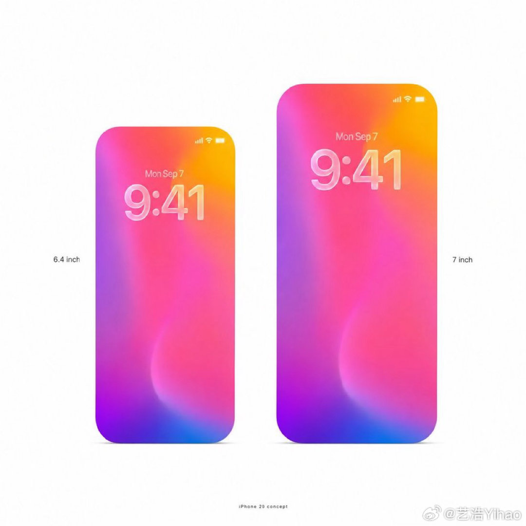 iPhone20将迎来7寸屏幕？新的爆料信息显示，钛金属中框和玻璃背板将回归，屏