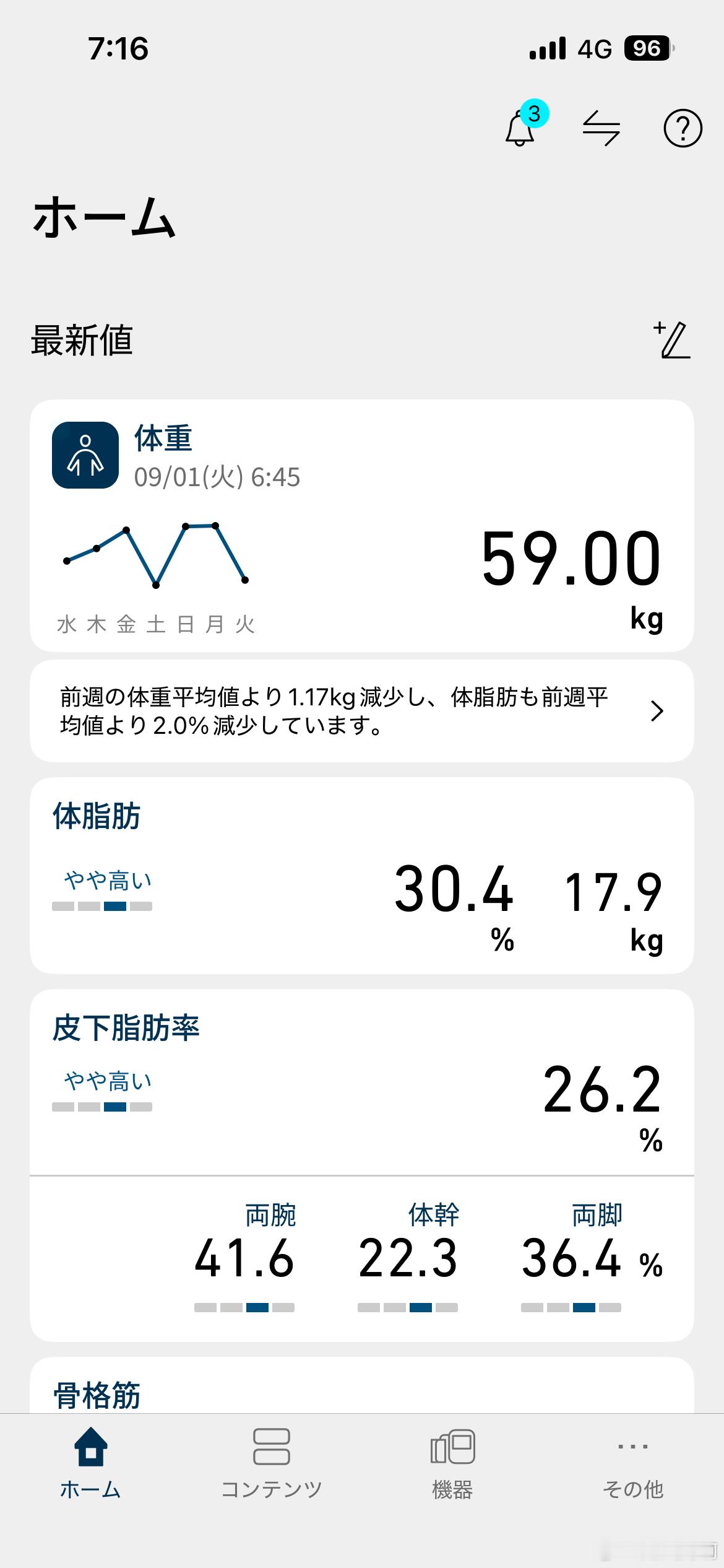 59kg了！6号之前见到58kg，再接再厉！ ​​​