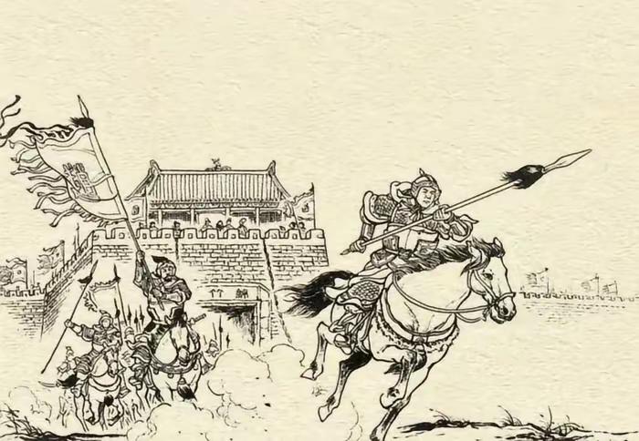 赵子龙挺枪跃马出城，这是去干什么？ 原来刘备正要与马超饮酒，有两员蜀将...
