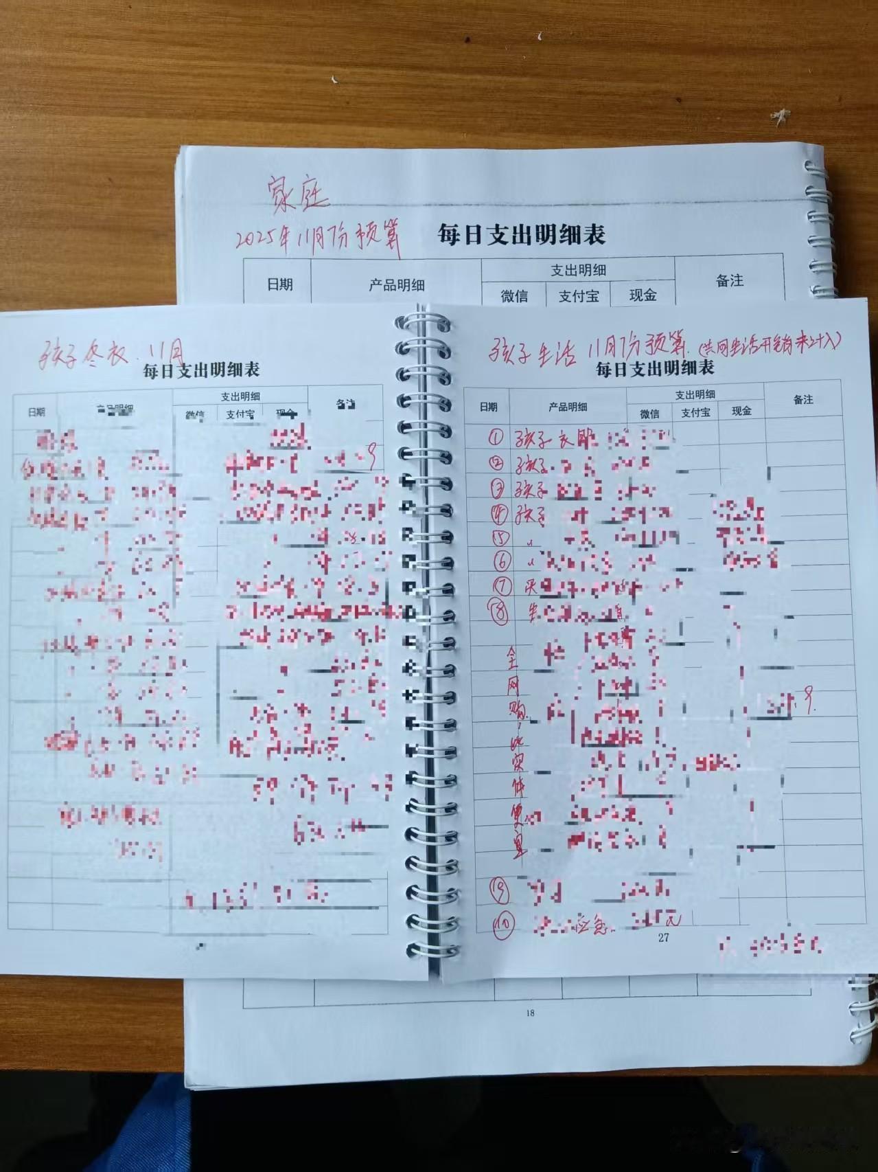 10月复盘，11月预算制定，完成！
经营一个家，就像经营一家公司，清晰的现金流和