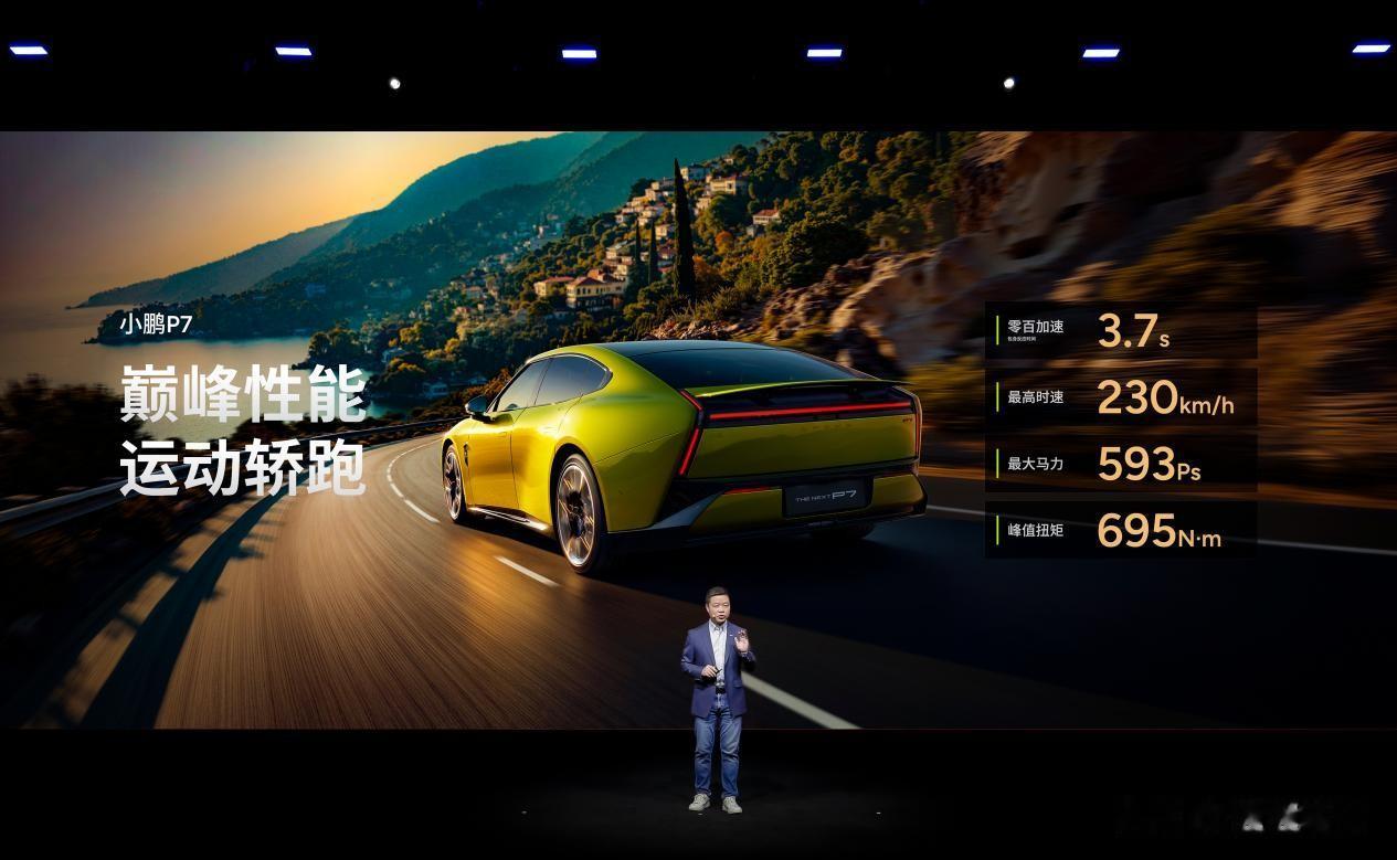 小鹏P7发布：搭载第二代VLA并上新三款车色，售价20.38万元起