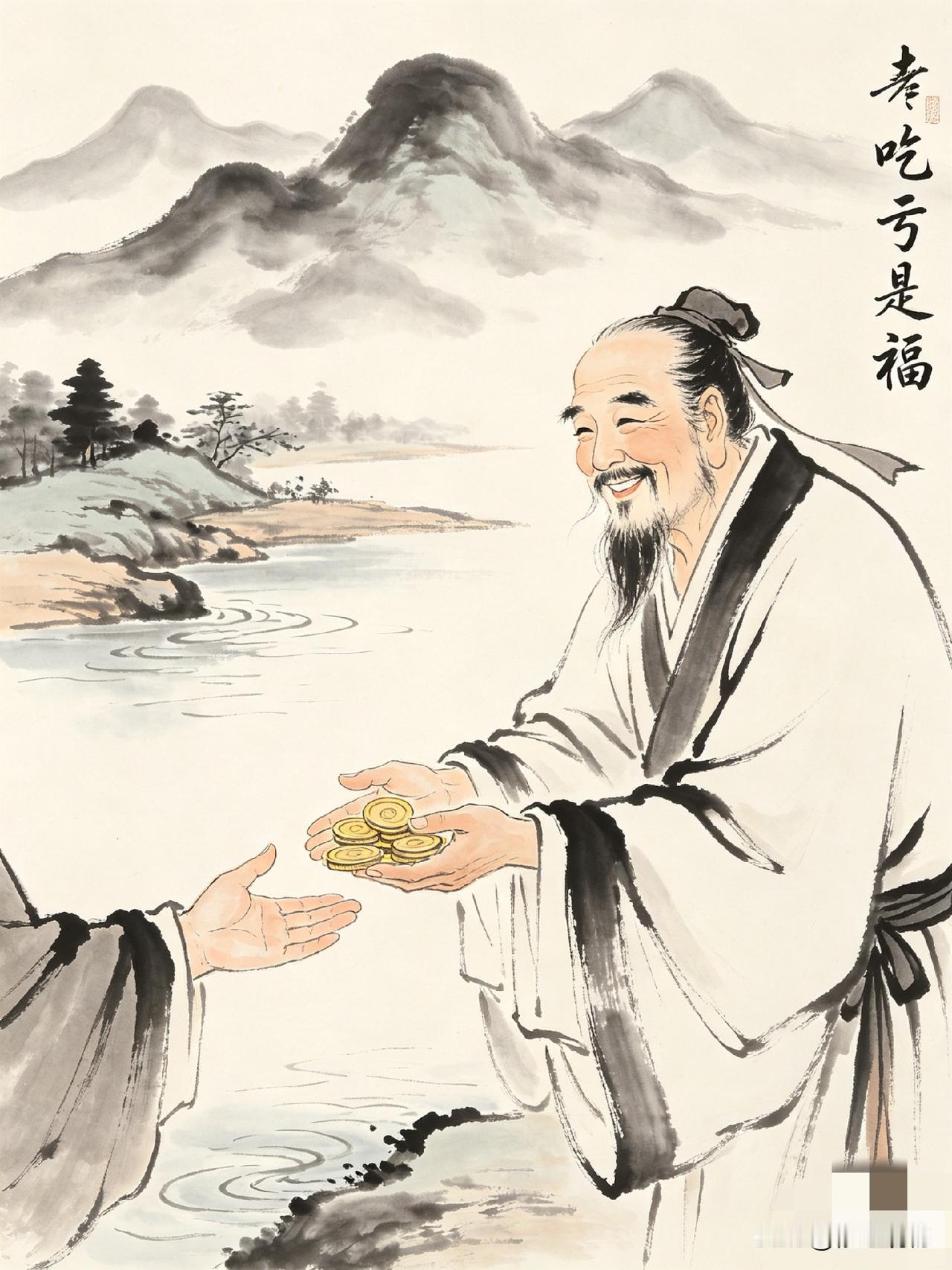 我相信，吃亏是福，这是人生的通透智慧。我始终相信，吃亏是福。这并非懦弱妥协，而是