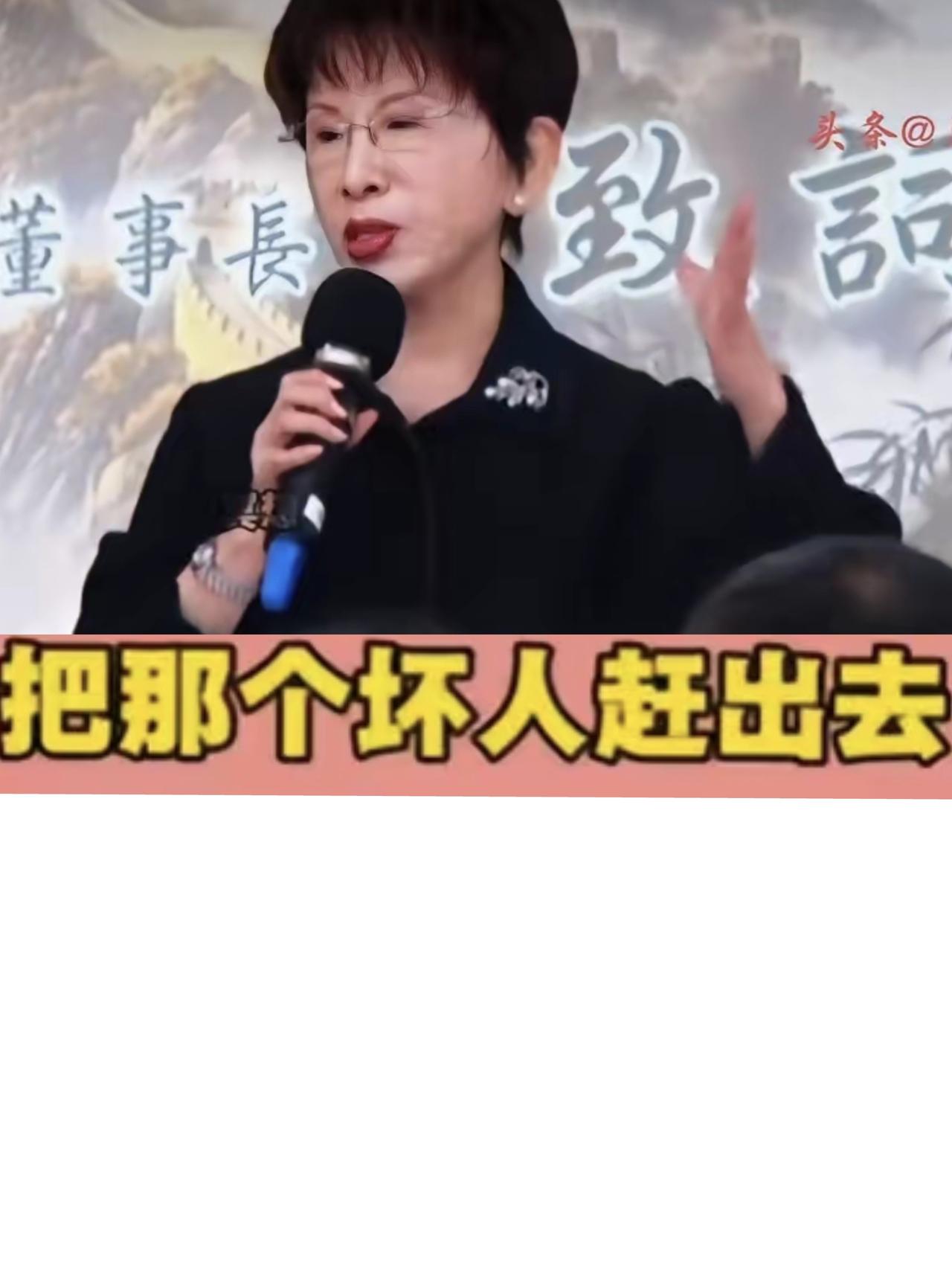 洪秀柱怒批“软体动物”：不点名的诛心，戳破国民党最痛的脓包
 
“把那个坏人赶出