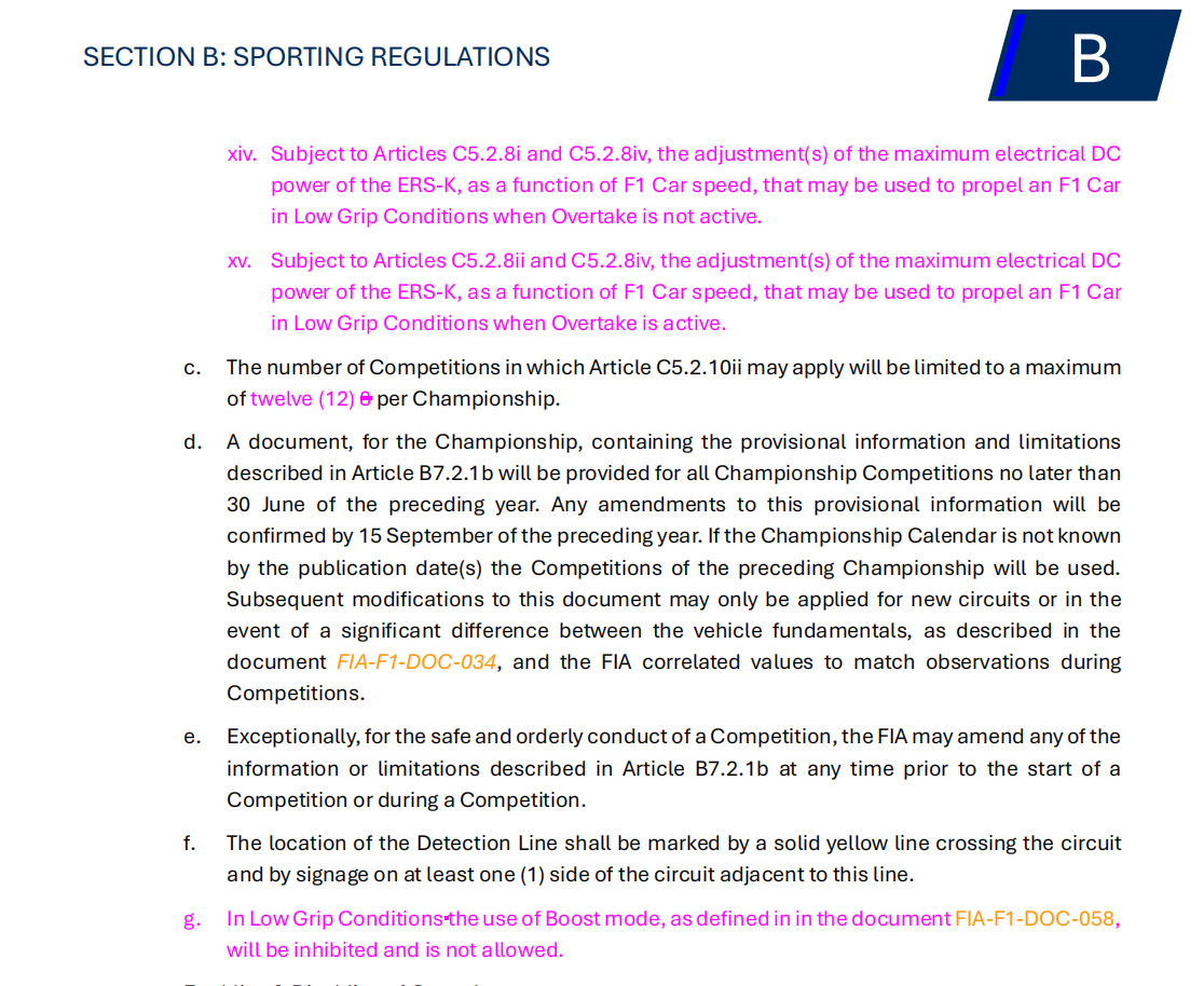F1 🇺🇸 2026F1迈阿密大奖赛 在2026年4月28日发布的第6版《F