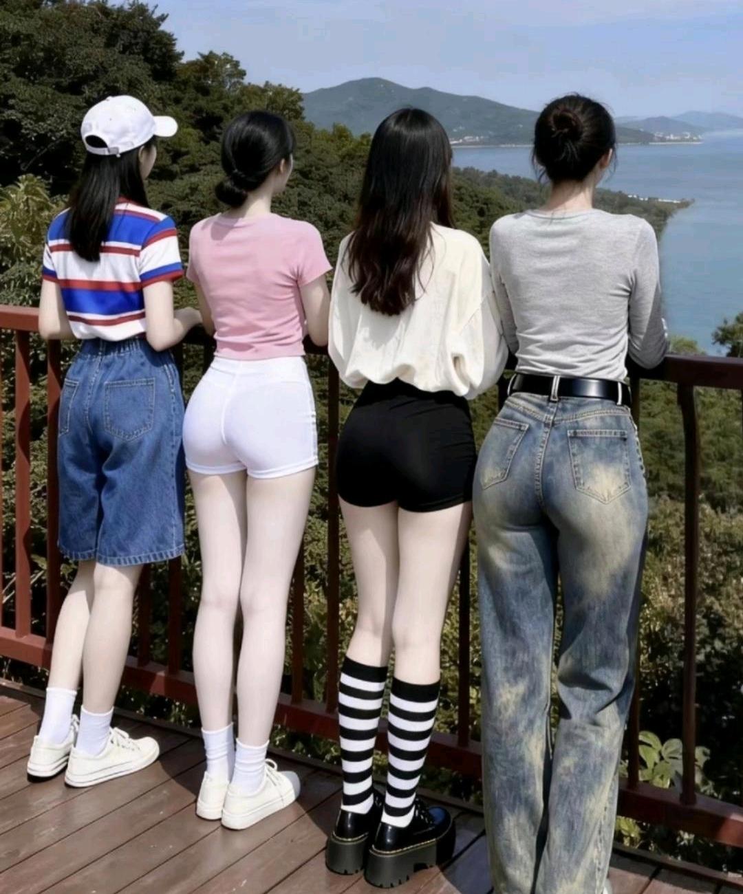 两个在上学，两个在上班，猜猜分别是哪个？
一、为什么女生喜欢出门旅游？

二、 