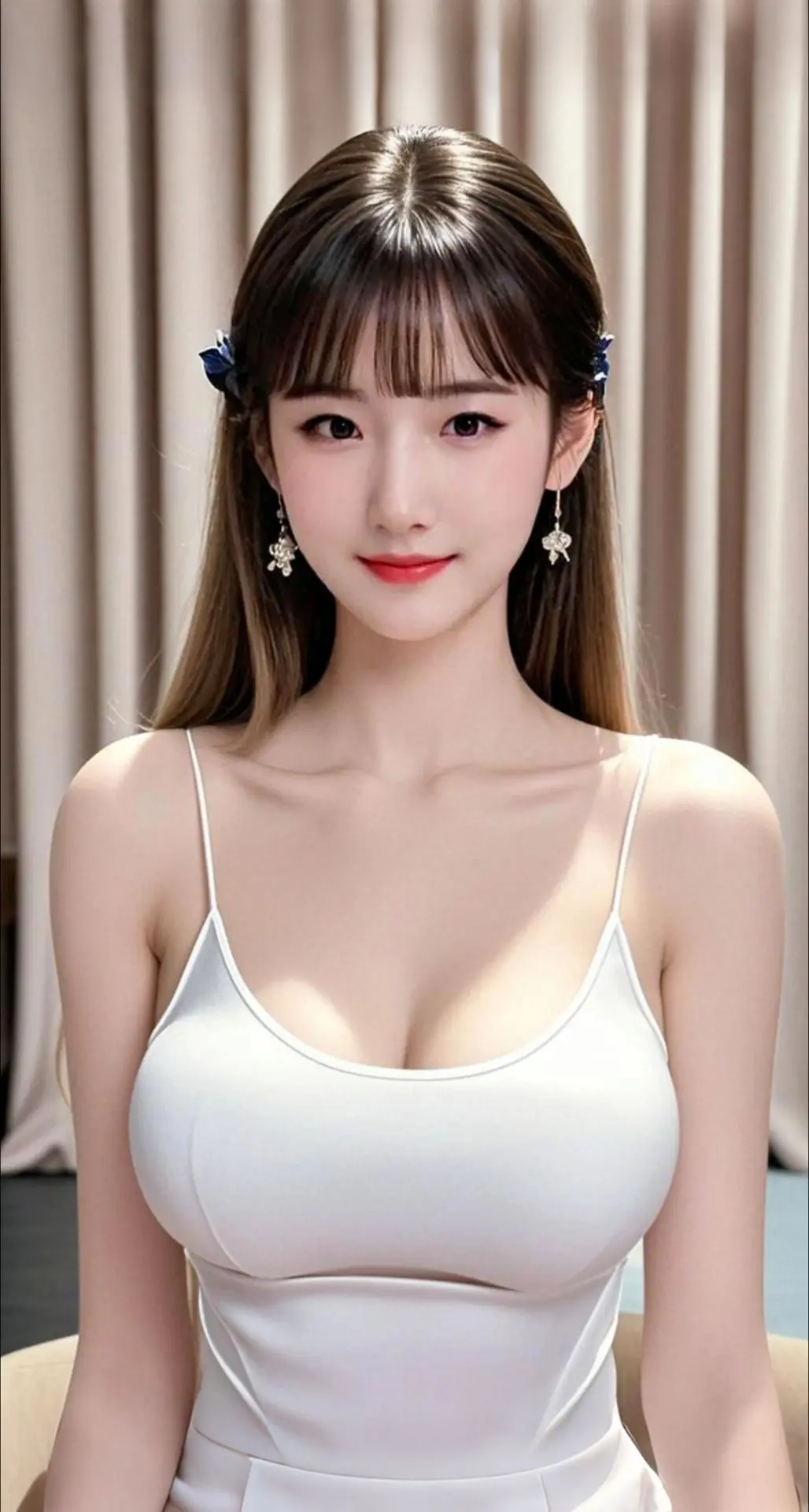 AI扩图 AI优雅佳人