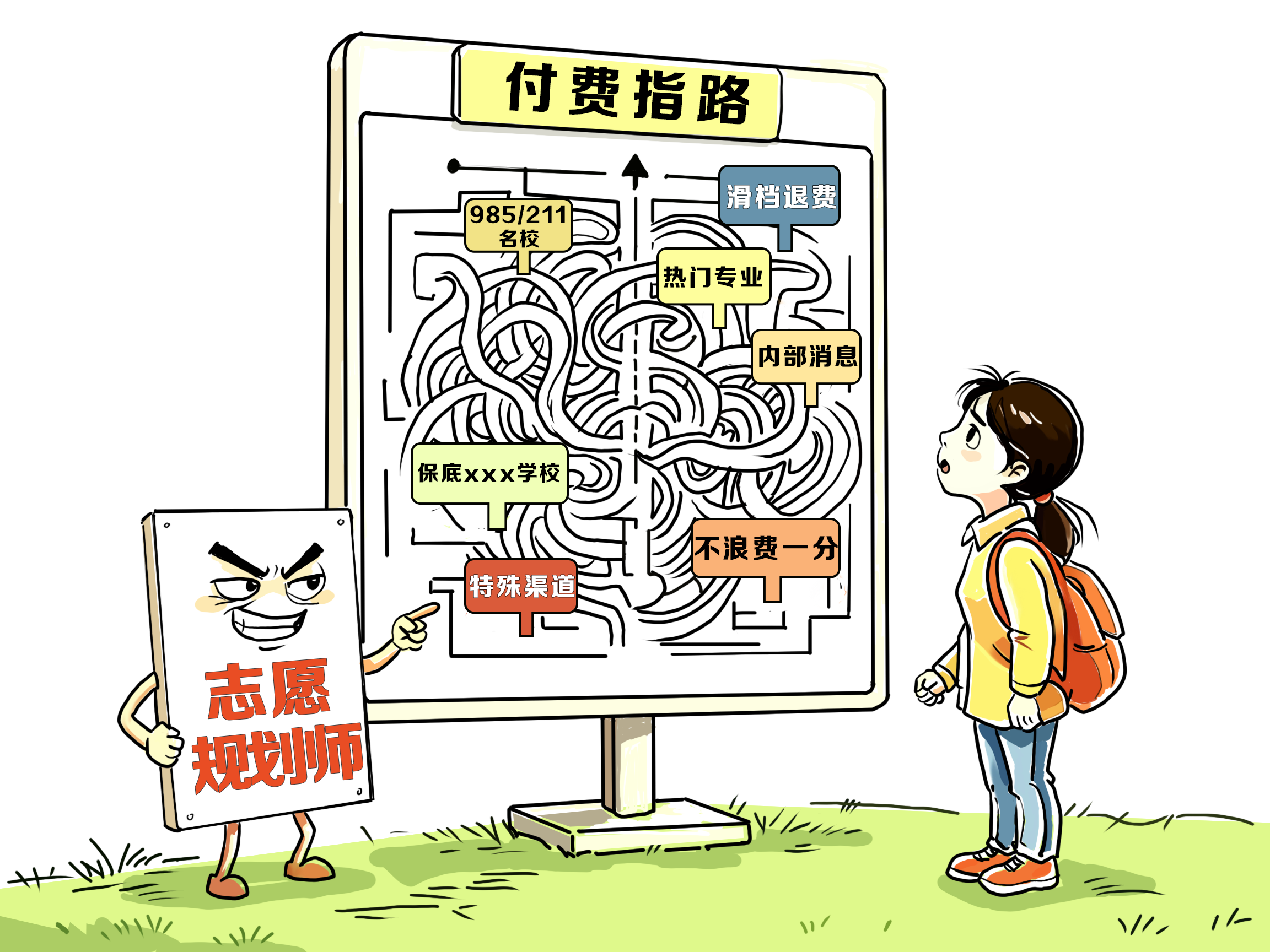 有画说丨莫轻信“规划师”自毁前程