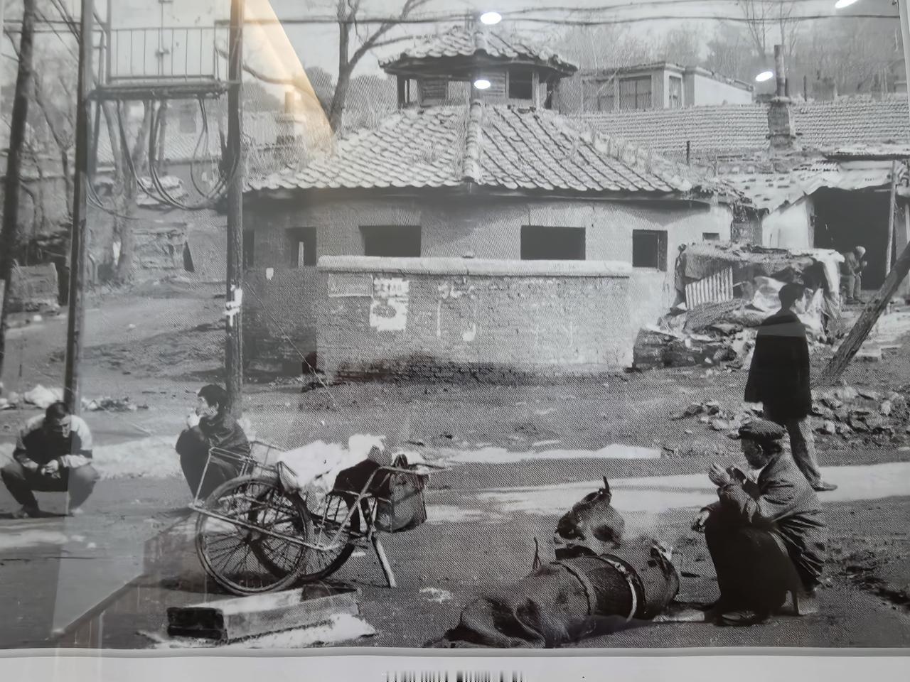 曾经抚顺棚户区的公共厕所，那场景至今仍历历在目。
其设施极为简陋，仅稀稀拉拉摆着