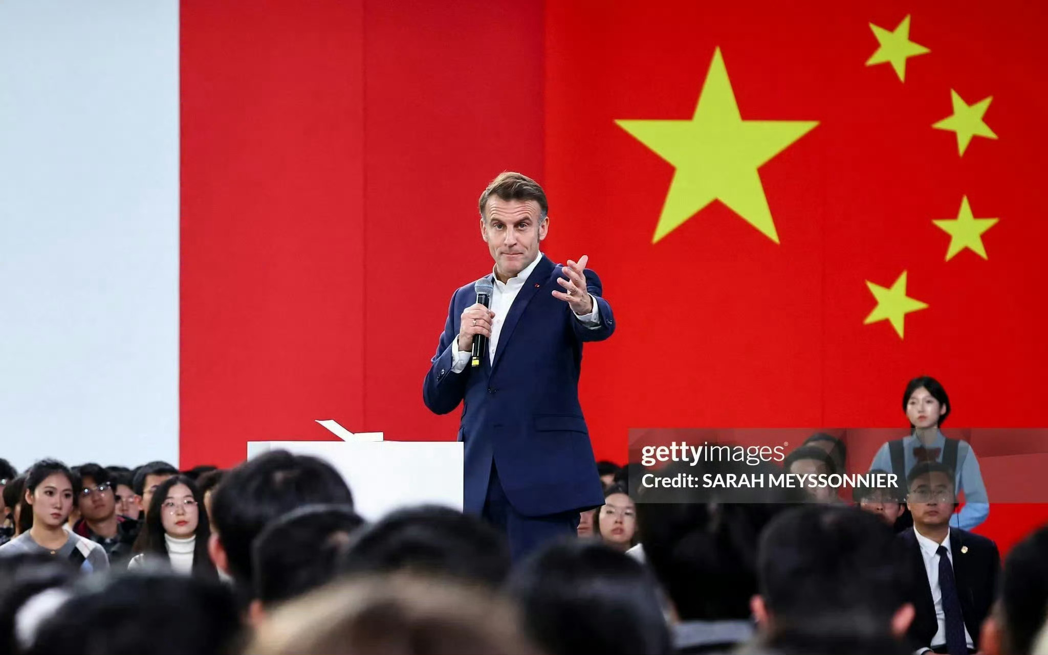 法新社 马克龙马克龙总统是不是要入？