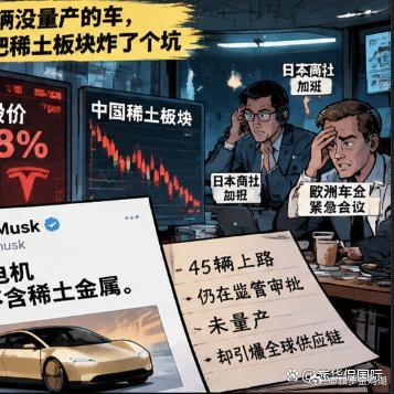 《马斯克刚宣布 100% 不用稀土，全世界都以为中国稀土牌要废！结果呢？最值钱的