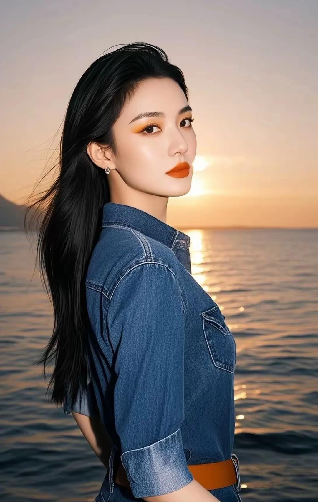 上联：流水映日环绿田
下联：闲云织锦绕青山