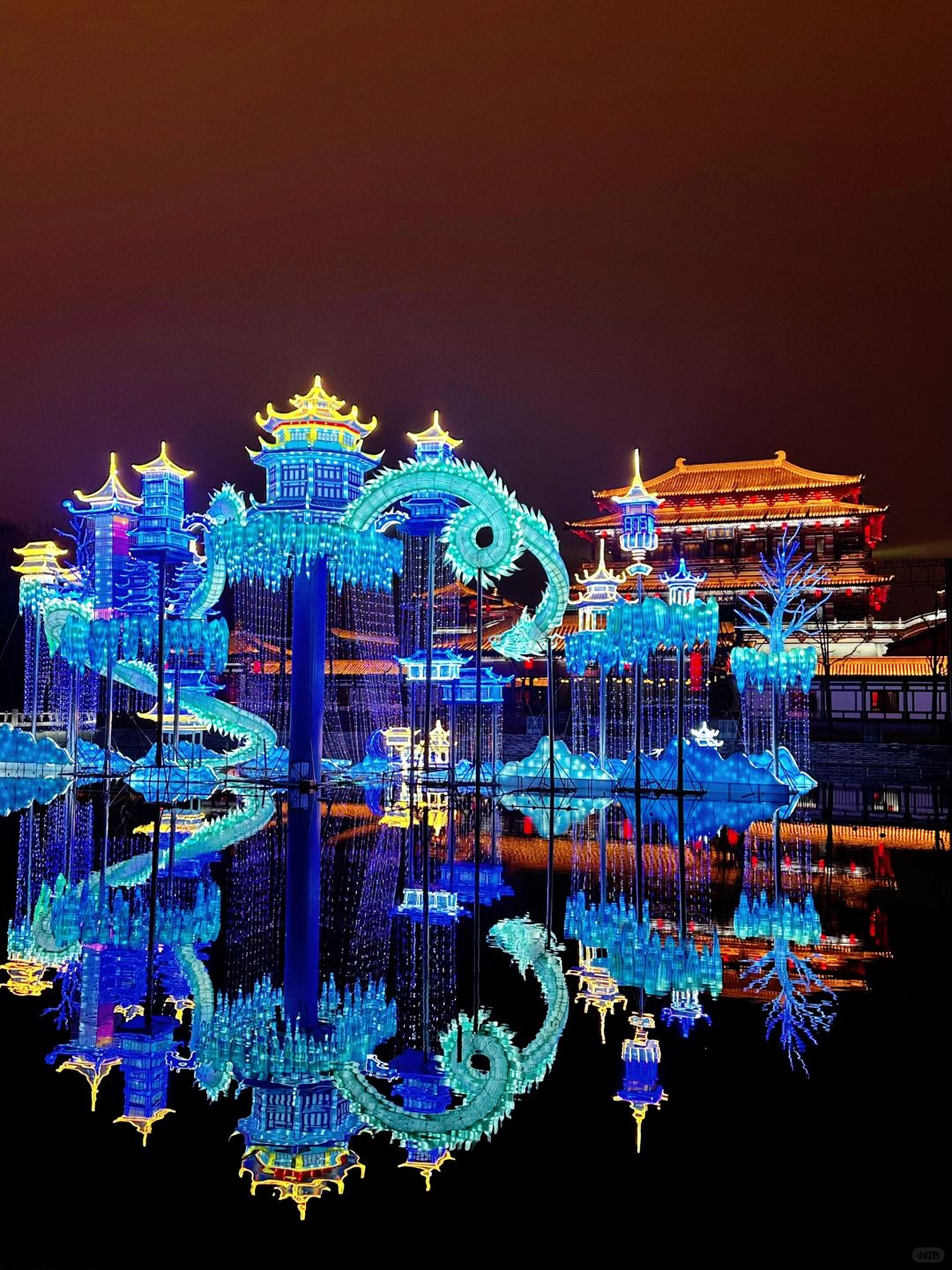 闯入东海龙宫🏮西安这个新春灯会又惊艳了❗️