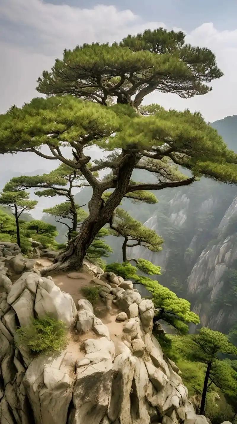 滚滚长江水，邀您对下联
下联：巍巍泰山松。