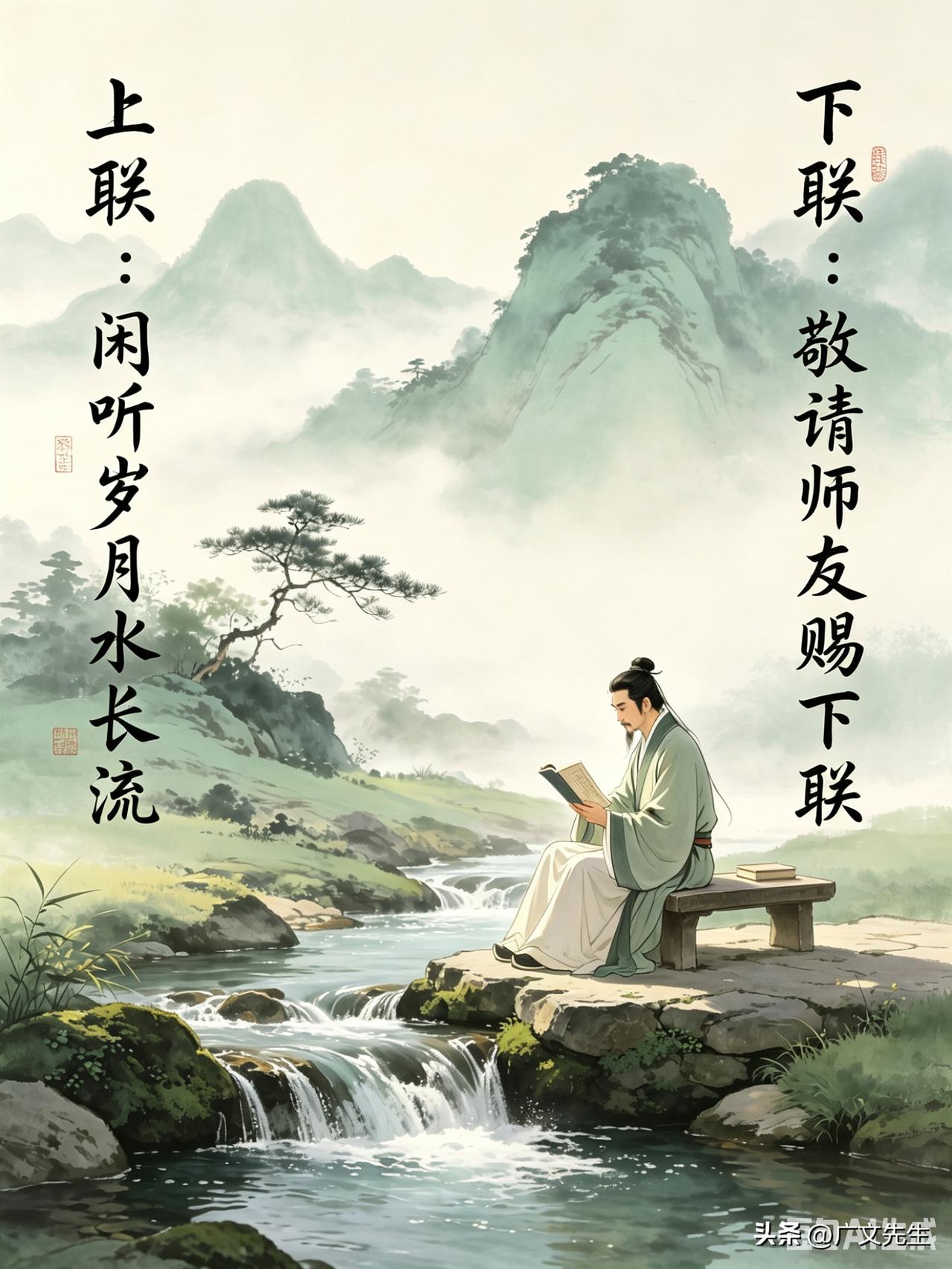 趁着下午休息这段时间，脑子里冒出一句上联，越琢磨越觉得有滋味，就想着能配上合适的